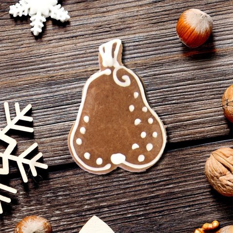 Wykrawacz do ciastek stalowy gruszka 4,5 cm ORION 127471
