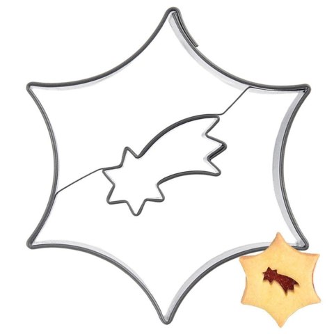 Wykrawacz do ciastek stalowy gwiazdka gwiazda betlejemska 5,5 cm ORION 127473