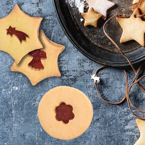 Wykrawacz do ciastek stalowy koło kwiatek 4,5 cm ORION 127479