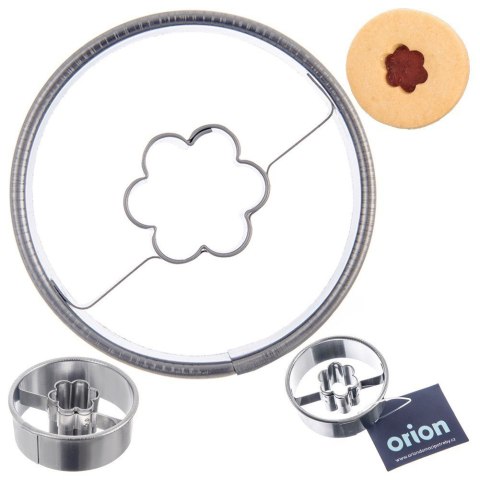 Wykrawacz do ciastek stalowy koło kwiatek 4,5 cm ORION 127479
