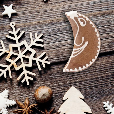 Wykrawacz do ciastek stalowy księżyc 6 cm ORION 127486