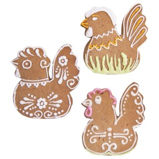 Wykrawacz do ciastek stalowy kura 6,5 cm ORION 124994