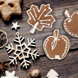 Wykrawacz do ciastek stalowy liść 4 cm ORION 127484