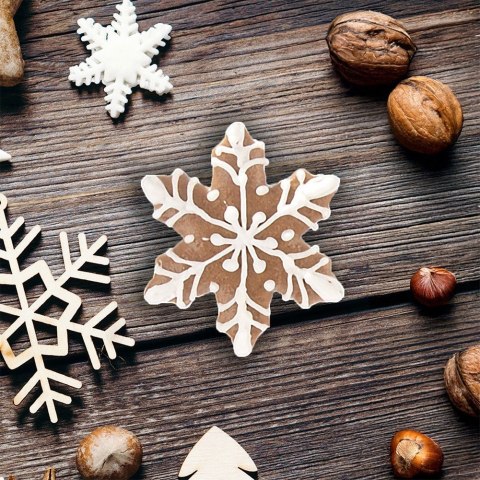 Wykrawacz do ciastek stalowy płatek śniegu 5,5 cm ORION 127475