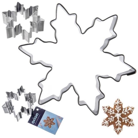 Wykrawacz do ciastek stalowy płatek śniegu 5,5 cm ORION 127475
