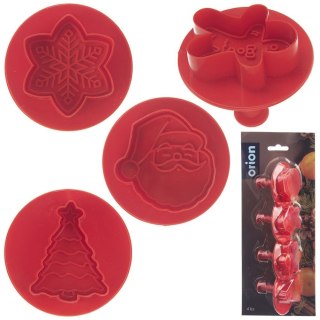 Wykrawacze do ciastek Boże Narodzenie 4 szt. ORION 127456