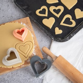 Wykrawacze do ciastek dwustronne serce 3 szt. ORION 127496