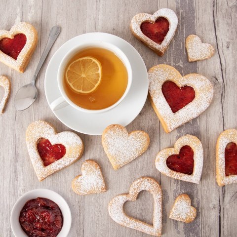 Wykrawacze do ciastek dwustronne serce 3 szt. ORION 127496