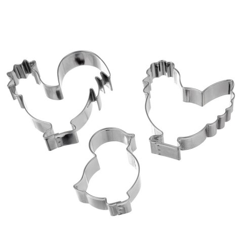 Wykrawacze do ciastek kogut kura pisklę 3 szt. ORION 132606