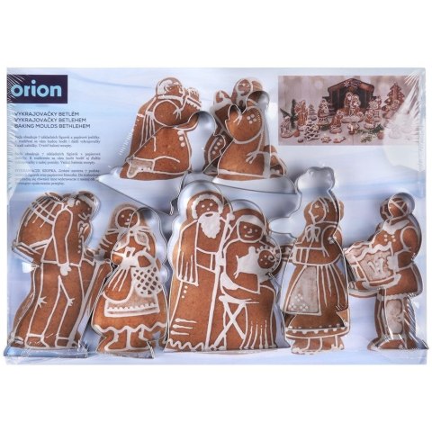Wykrawacze do ciastek stalowe Boże Narodzenie 12 cm 7 szt. ORION 127414