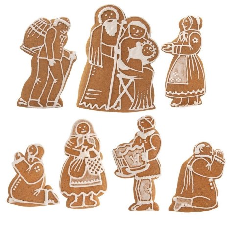 Wykrawacze do ciastek stalowe Boże Narodzenie 12 cm 7 szt. ORION 127414