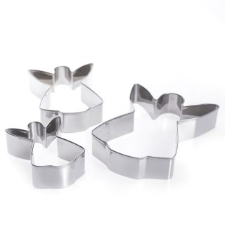 Wykrawacze do ciastek stalowe anioł 12 cm 3 szt. LA CUCINA 121111-A