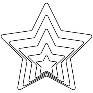 Wykrawacze do ciastek stalowe gwiazda 7,5 cm 5 szt. ORION 124979