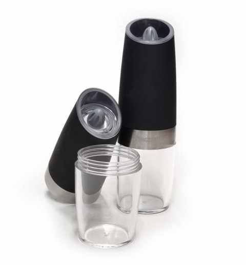 ZESTAW 2 ELEKTRYCZNYCH MŁYNKÓW GRAWITACYJNYCH DO SOLI I PIEPRZU BRUNBESTE BB-2802