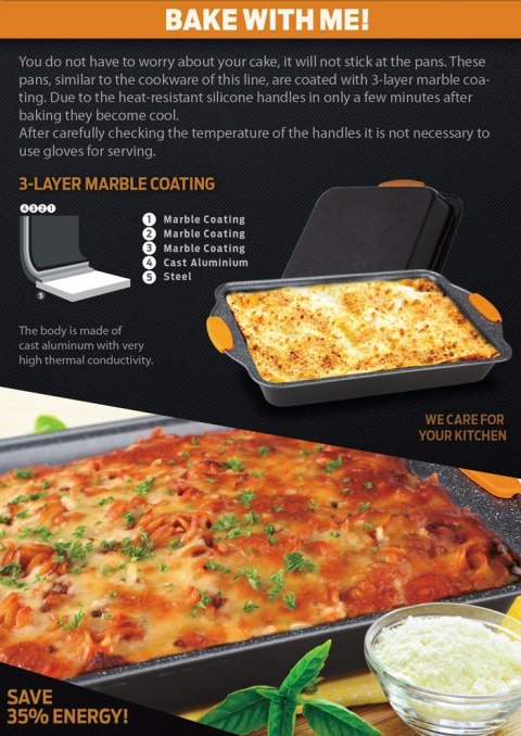 ZESTAW 2 FORM DO PIECZENIA BERLINGER HAUS GRANIT DIAMOND BH-1141