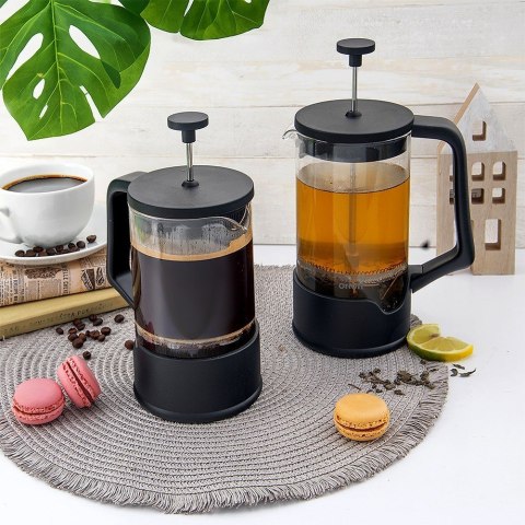 Zaparzacz szklany do herbaty kawy FRENCH PRESS tłokowy 1L ORION 156016