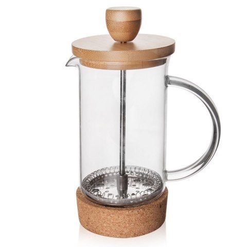 Zaparzacz szklany do herbaty kawy FRENCH PRESS tłokowy 400 ml ORION 152598
