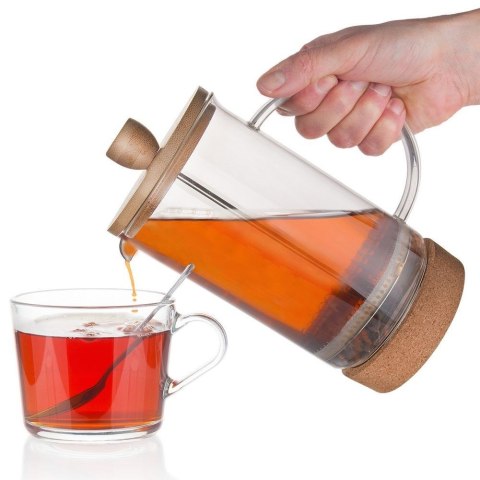 Zaparzacz szklany do herbaty kawy FRENCH PRESS tłokowy 750 ml ORION 152599