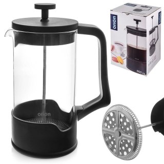 Zaparzacz szklany do herbaty kawy FRENCH PRESS tłokowy 900 ml ORION 156015