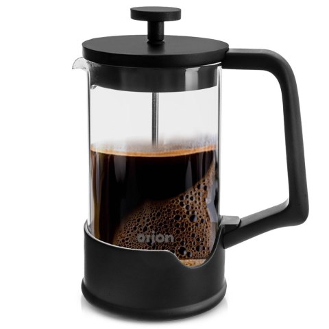 Zaparzacz szklany do herbaty kawy FRENCH PRESS tłokowy BLACK 400 ml ORION 156026