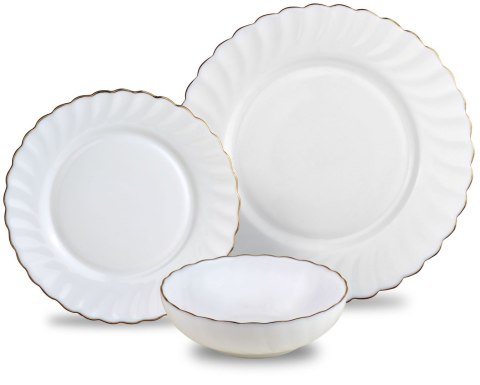 Zastawa stołowa Serwis Komplet talerzy 18 ele. na 6 osób KINGHOFF KH-1921