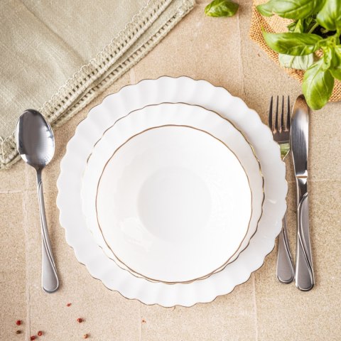 Zastawa stołowa Serwis Komplet talerzy 18 ele. na 6 osób KINGHOFF KH-1921