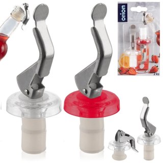 Zatyczka korek do butelek wina alkoholu zestaw komplet 2 sztuk ORION 144531