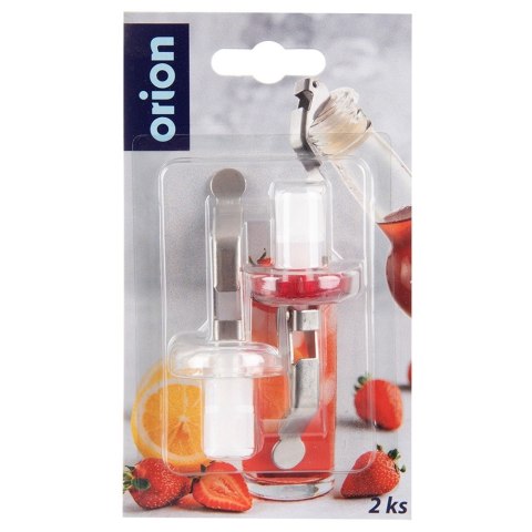 Zatyczka korek do butelek wina alkoholu zestaw komplet 2 sztuk ORION 144531