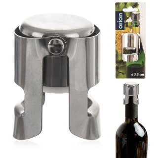 Zatyczka korek do wina stalowa metalowa do butelek butelki 4cm ORION 144528