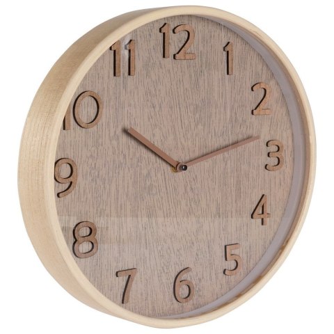 Zegar ścienny na ścianę beżowy 38cm VILDE 569969