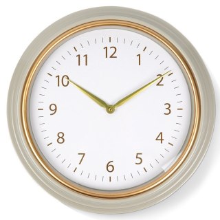 Zegar ścienny na ścianę biały złoty 50cm VILDE 568074
