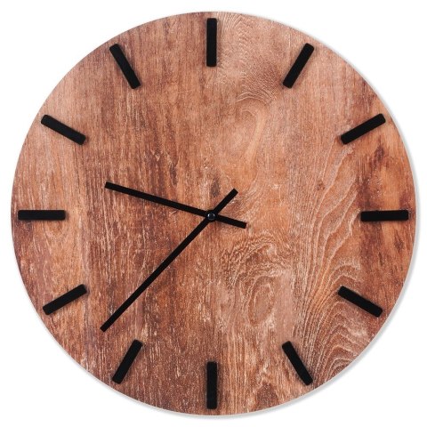 Zegar ścienny na ścianę brązowy 40cm VILDE 569889