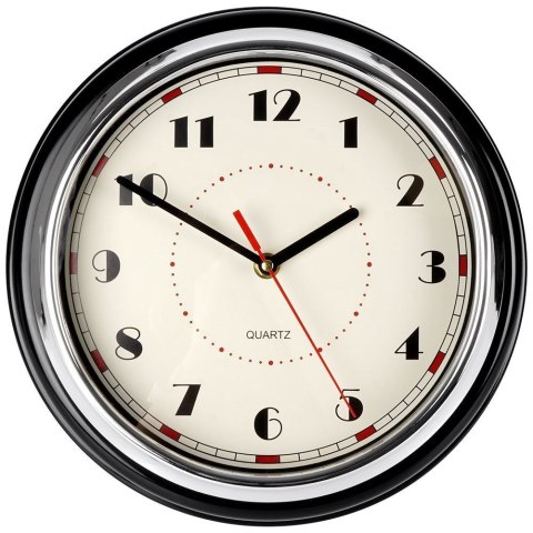 Zegar ścienny na ścianę czarny 30cm VILDE 569611