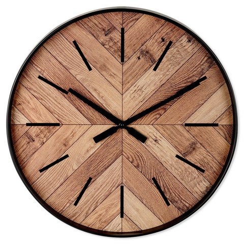 Zegar ścienny na ścianę czarny 50cm VILDE 568108