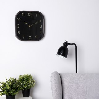 Zegar ścienny na ścianę czarny złoty 30cm VILDE 568131