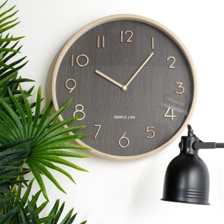 Zegar ścienny na ścianę szary 38cm VILDE 569968