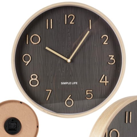 Zegar ścienny na ścianę szary 38cm VILDE 569968