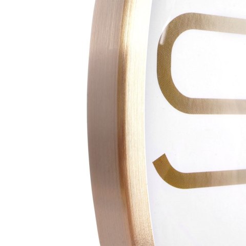 Zegar ścienny na ścianę złoty biały 30cm VILDE 569610-B