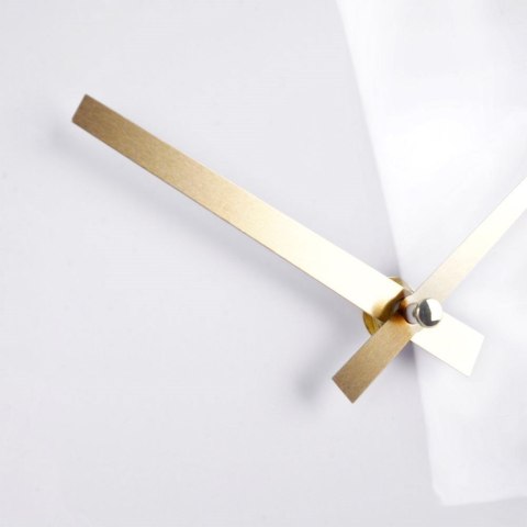 Zegar ścienny na ścianę złoty biały 30cm VILDE 569610-B