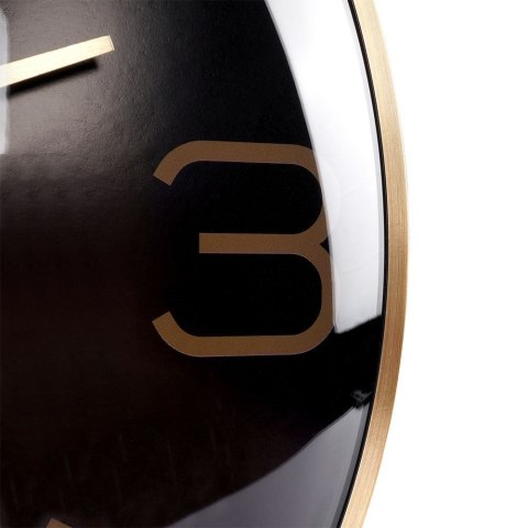 Zegar ścienny na ścianę złoty czarny 30cm VILDE 569610-C