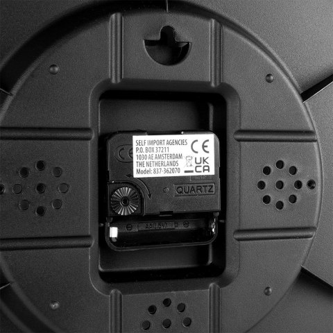 Zegar ścienny na ścianę złoty czarny 30cm VILDE 569610-C