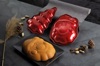 ZESTAW 2 ŚWIĄTECZNYCH FOREMEK DO PIECZENIA CIASTEK BERLINGER HAUS Burgundy BH-6947
