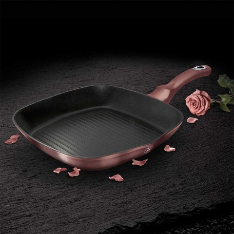 ZESTAW 3 PATELNI GRANITOWYCH 20/24/28CM BERLINGER HAUS METALLIC LINE i-ROSE BH-6041