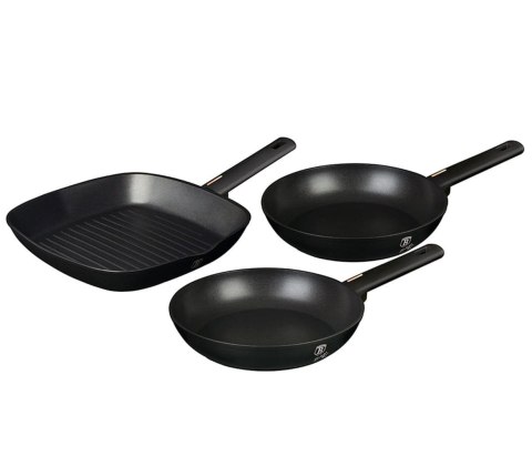 ZESTAW 3 PATELNI TYTANOWYCH BERLINGER HAUS MONACO BH-7096