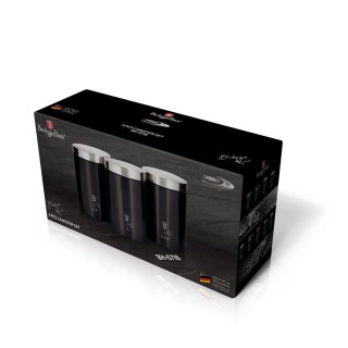 ZESTAW 3 POJEMNIKÓW KUCHENNYCH CARBON PRO METALLIC LINE BH-6718