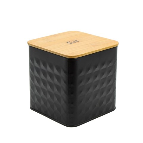 ZESTAW 4 POJEMNIKÓW KAWA HERBATA CUKIER SÓL BRUNBESTE BB-4261 (NAPISY PL)