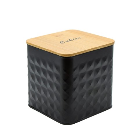 ZESTAW 4 POJEMNIKÓW KAWA HERBATA CUKIER SÓL BRUNBESTE BB-4261 (NAPISY PL)