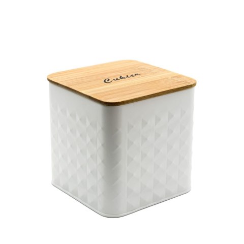 ZESTAW 4 POJEMNIKÓW KAWA HERBATA CUKIER SÓL BRUNBESTE BB-4262 (NAPISY PL)