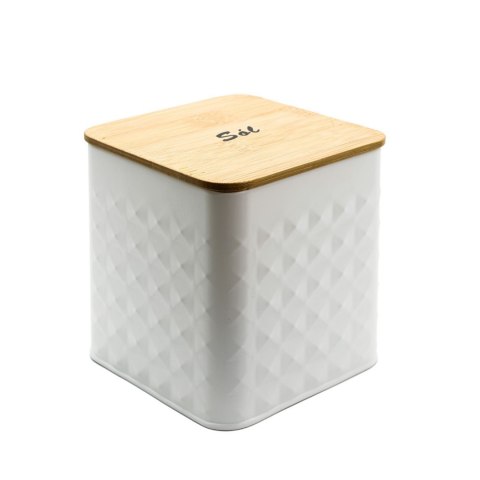 ZESTAW 4 POJEMNIKÓW KAWA HERBATA CUKIER SÓL BRUNBESTE BB-4262 (NAPISY PL)