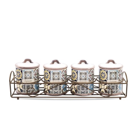 ZESTAW 4 POJEMNIKÓW NA PRZYPRAWY MAESTRO HOLIDAY IN PORTO MR-20005-04CS